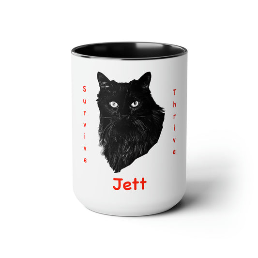 Jett Two-Tone Coffee Mug, 15oz