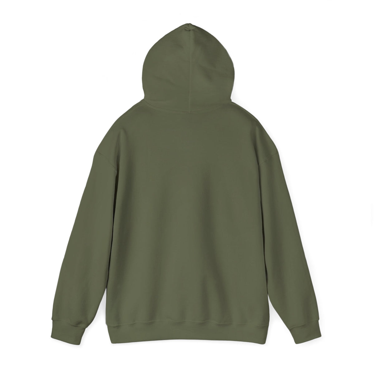 Unisex Heavy Blend™ Hooded Sweatshirt.  The art is from an actual photo of Leon, complete with his trademark back patch,... survive, thrive,...