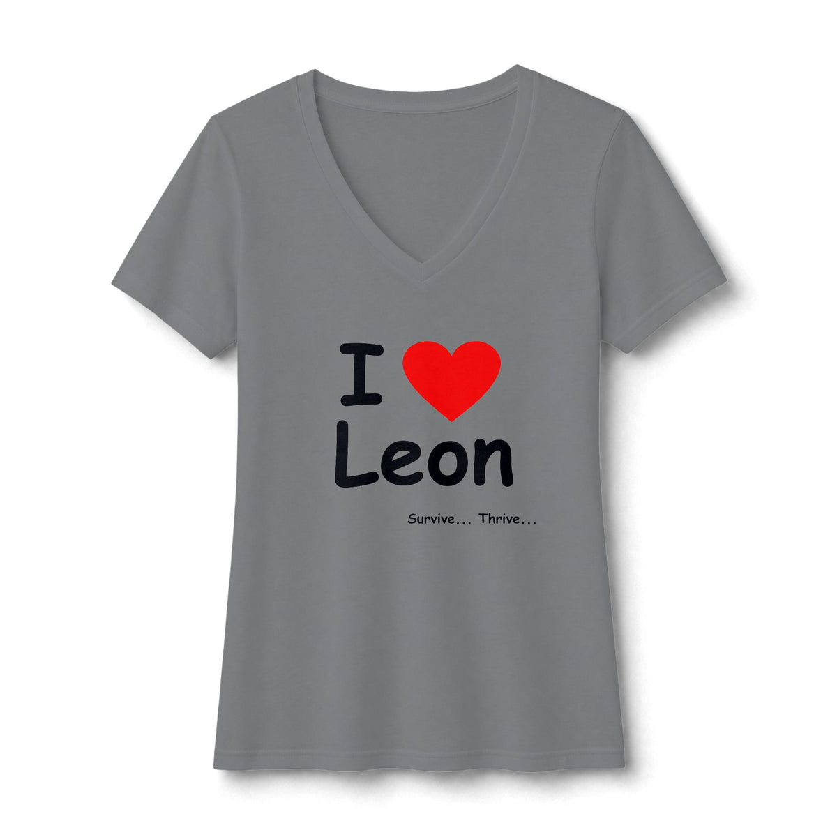 I Love Leon Women's V-Neck T-Shirt