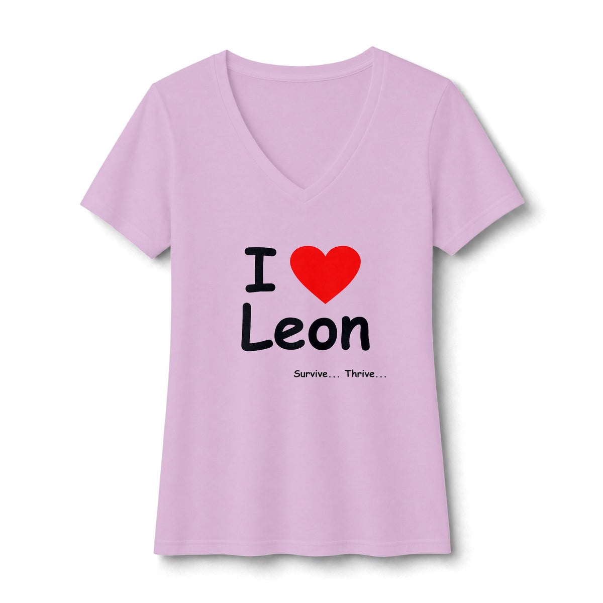 I Love Leon Women's V-Neck T-Shirt