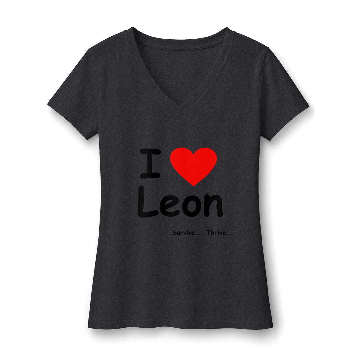 I Love Leon Women's V-Neck T-Shirt