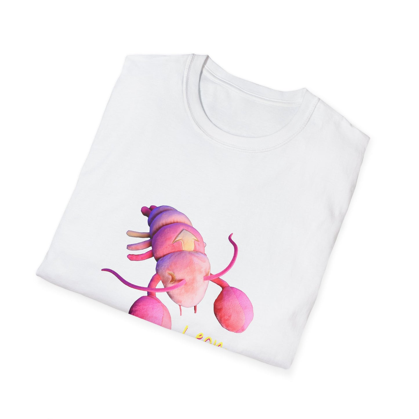 Whimsical Lobster Graphic Tee | Fun Unisex Softstyle T-Shirt for Seafood Lovers, Casual Wear, Beach Days, Gifts, Summer Vibes