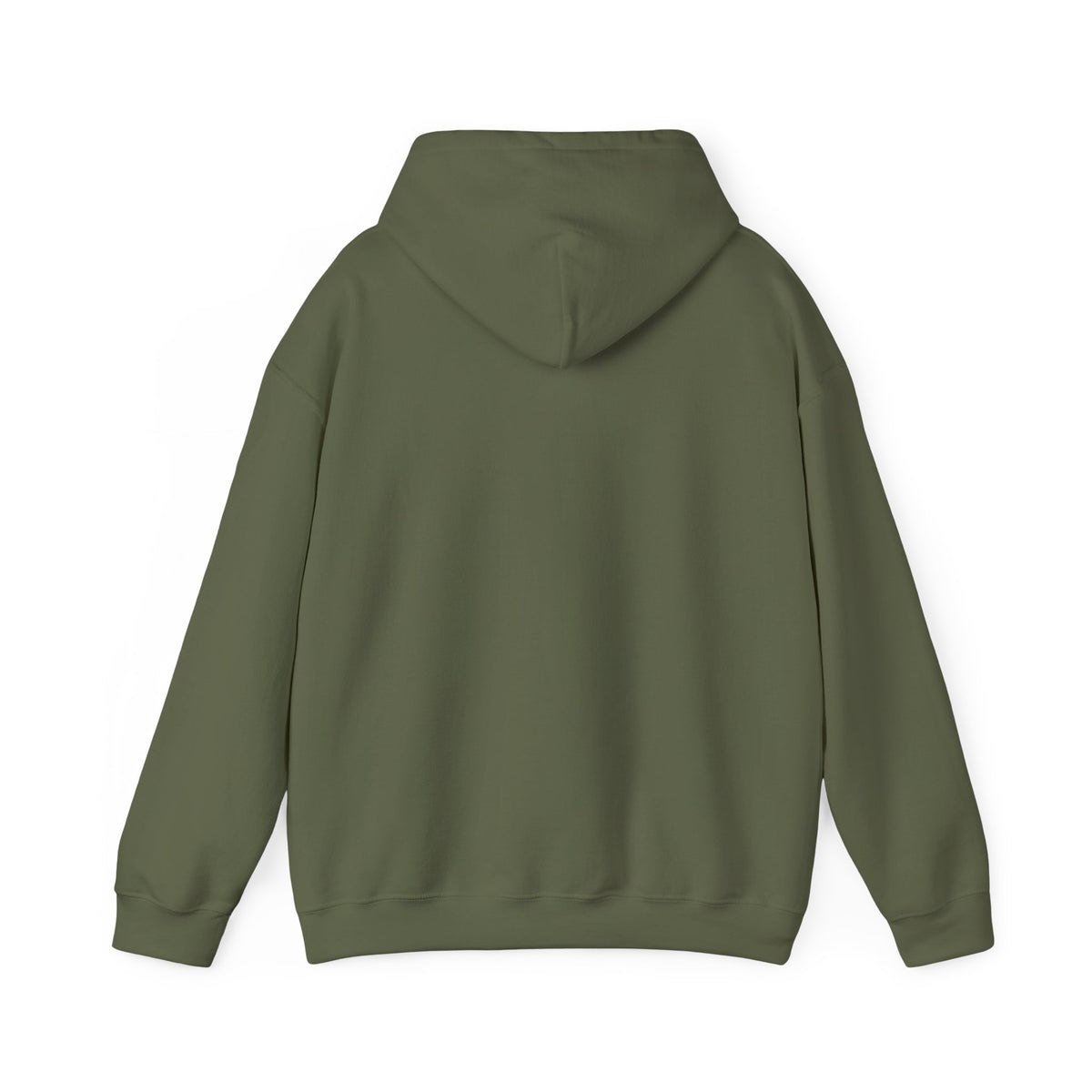 Unisex Heavy Blend™ Hooded Sweatshirt.  The art is from an actual photo of Leon, complete with his trademark back patch,... survive, thrive,...