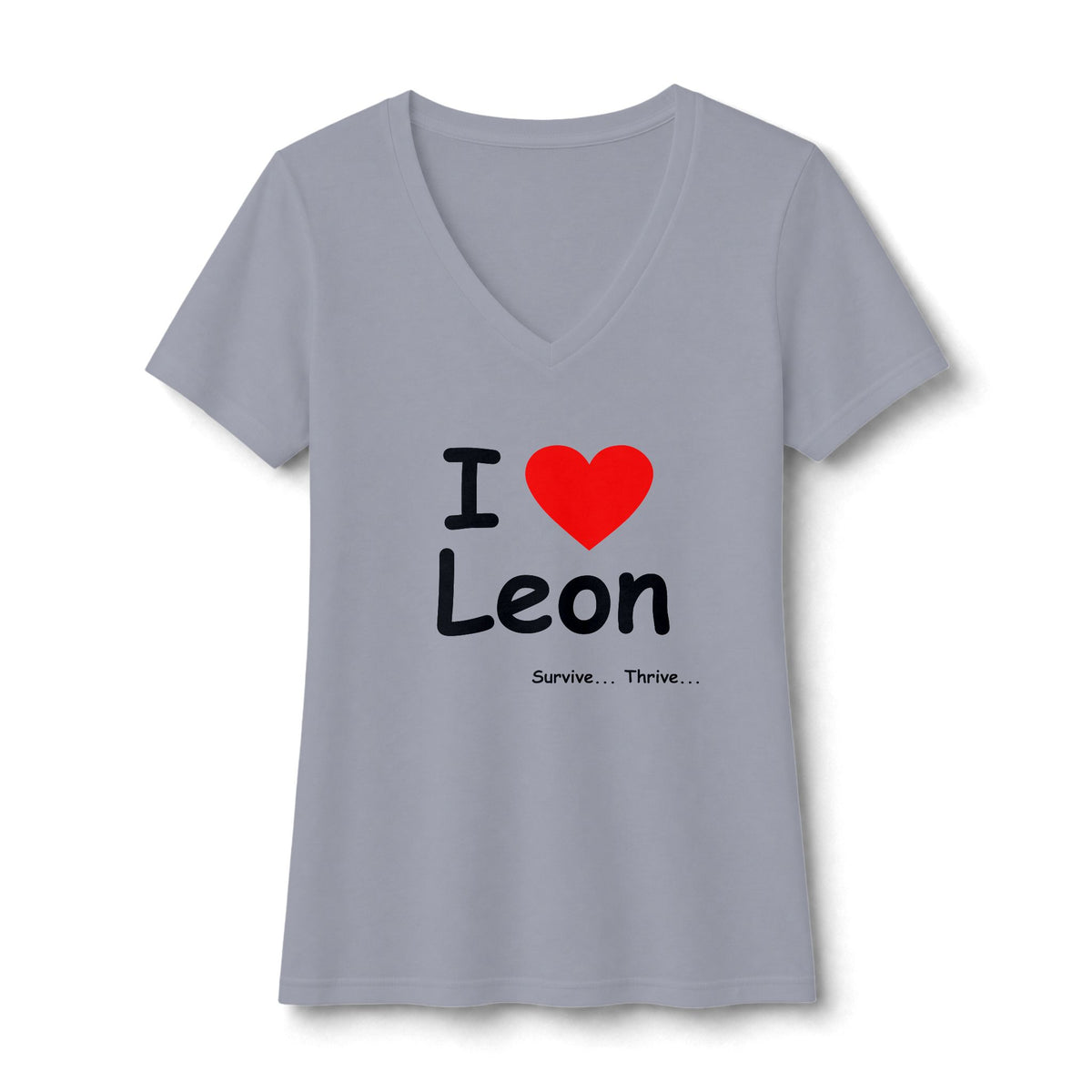 I Love Leon Women's V-Neck T-Shirt